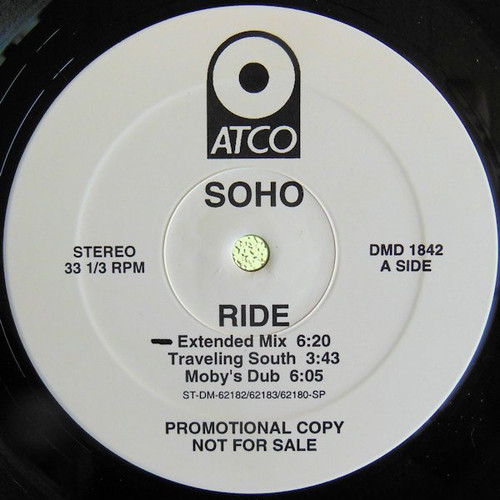 Soho (2) - Ride (12", Promo)