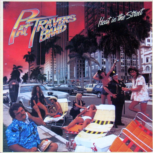 Pat Travers Band - Heat In The Street (LP, Album, Promo, Bes)