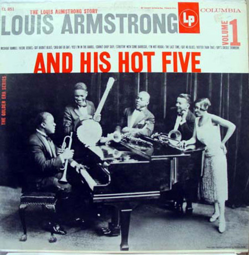 Louis Armstrong And His Hot Five* - The Louis Armstrong Story - Vol.1 (LP, Comp, Mono, RE)