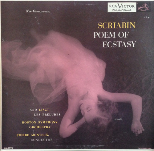 Scriabin* / Liszt*, Boston Symphony Orchestra, Pierre Monteux - Poem Of Ecstasy / Les Préludes (LP)