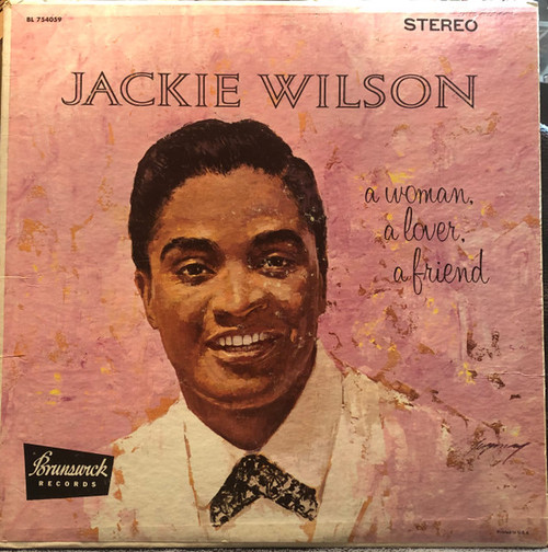 Jackie Wilson - A Woman, A Lover, A Friend (LP, Album, Pin)
