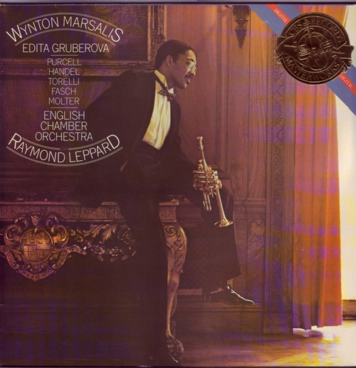 Wynton Marsalis, Edita Gruberova, Raymond Leppard / English Chamber Orchestra / Fasch*, Handel*, Torelli*, Purcell*, Molter* - Wynton Marsalis Plays Handel, Purcell, Torelli, Fasch, Molter (LP, Album)