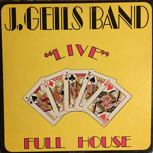 The J. Geils Band - "Live" Full House (LP, Album, PR )