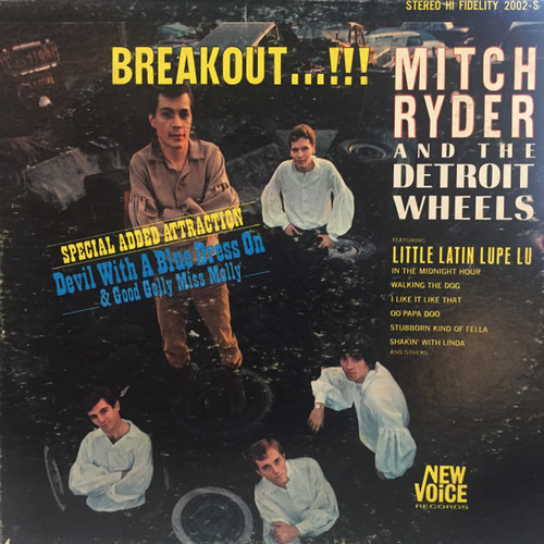 Mitch Ryder And The Detroit Wheels* - Breakout…!!! (LP, Album, Ter)