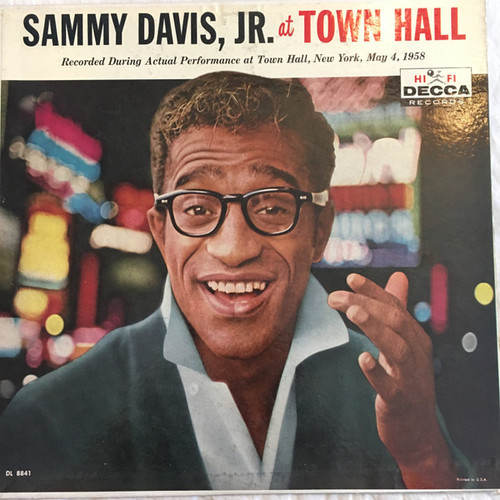 Sammy Davis Jr. - Sammy Davis, Jr. At Town Hall (LP, Album, Mono, Promo)