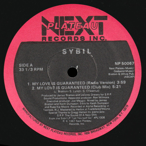 Sybil - My Love Is Guaranteed (12")