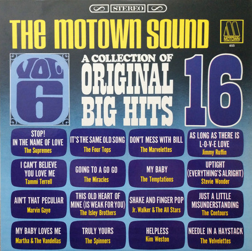 Various - The Motown Sound: A Collection Of 16 Original Big Hits Vol. 6 (LP, Comp)_4288420845