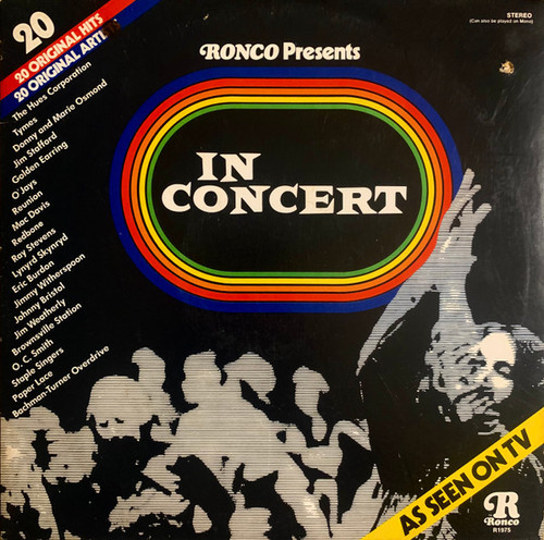 Various - Ronco Presents In Concert (LP, Comp)