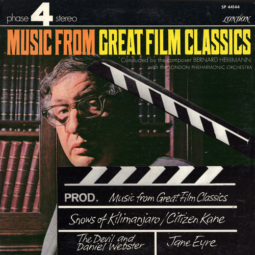 Bernard Herrmann  With The London Philharmonic Orchestra - Music From Great Film Classics (LP, Album)