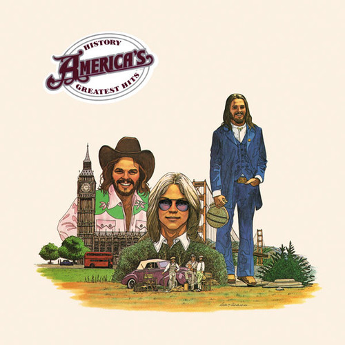 America (2) - History - America's Greatest Hits (LP, Comp)_4299595818
