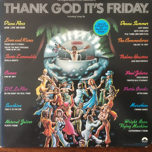 Various - Thank God It's Friday (The Original Motion Picture Soundtrack) (2xLP, Album, 2nd + 12", S/Sided)