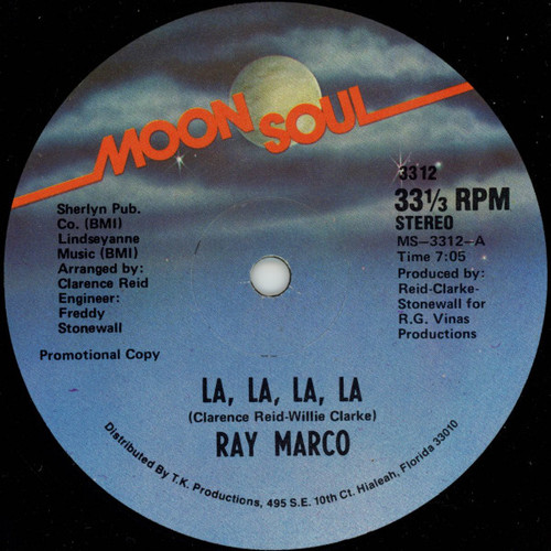 Ray Marco - La, La, La, La (12", Promo)