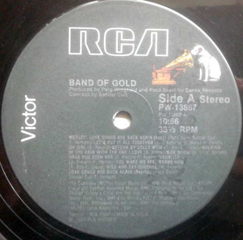 Band Of Gold - Medley: Love Songs Are Back Again (12", P/Mixed)