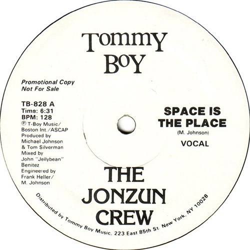 The Jonzun Crew - Space Is The Place (12", Promo)