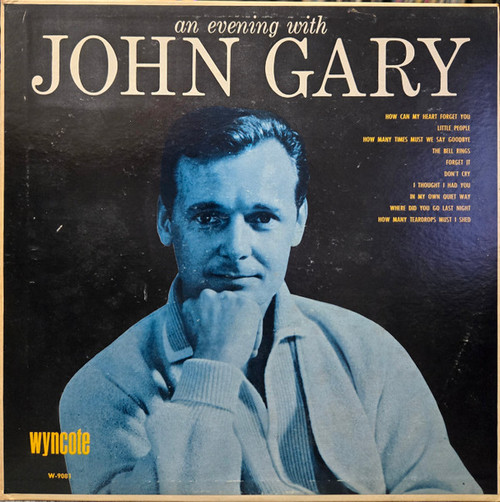 John Gary - An Evening With John Gary (LP, Album, Mono, RE)