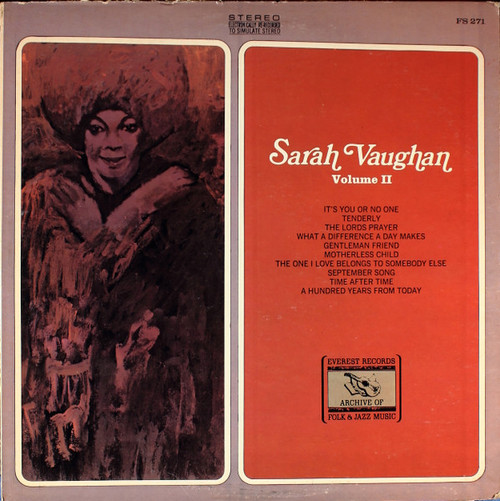 Sarah Vaughan - Volume II (LP, Comp)