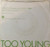 Jack Wagner - Too Young / Remember Me Laughing (7", Single)