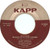 Jane Morgan - The Day The Rains Came / Le Jour Ou La Pluie Viendra (7", Single)