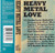 Various - Heavy Metal Love - Priority Records - 4XL 7970 - Cass, Comp, Dol 2243035603