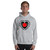 In a Relationship Unisex Hoodie with BTR Logo Tag on Back