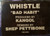 Whistle - Bad Habit (12")