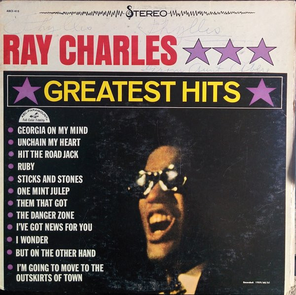 Ray Charles - Greatest Hits (LP, Comp, Pit)