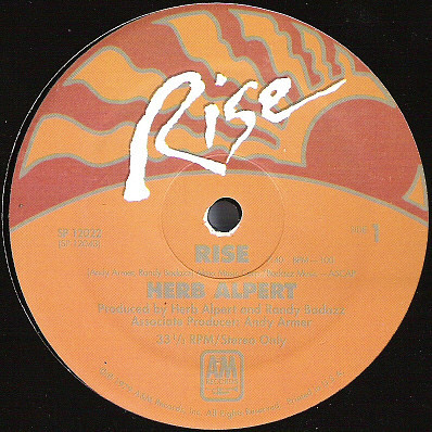 Herb Alpert - Rise / Rotation (12")