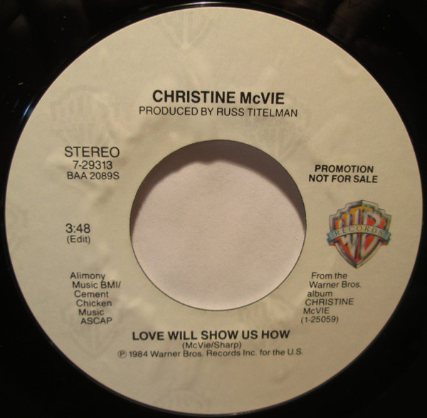 Christine McVie - Love Will Show Us How (7", Promo)