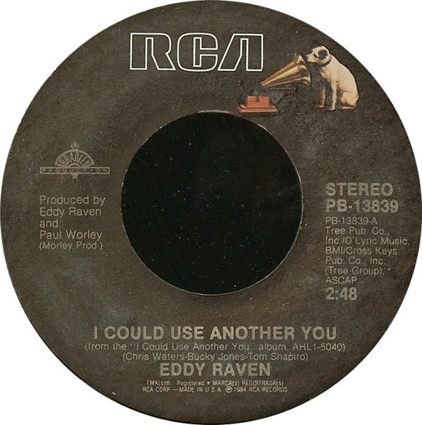 Eddy Raven - I Could Use Another You (7", Styrene)