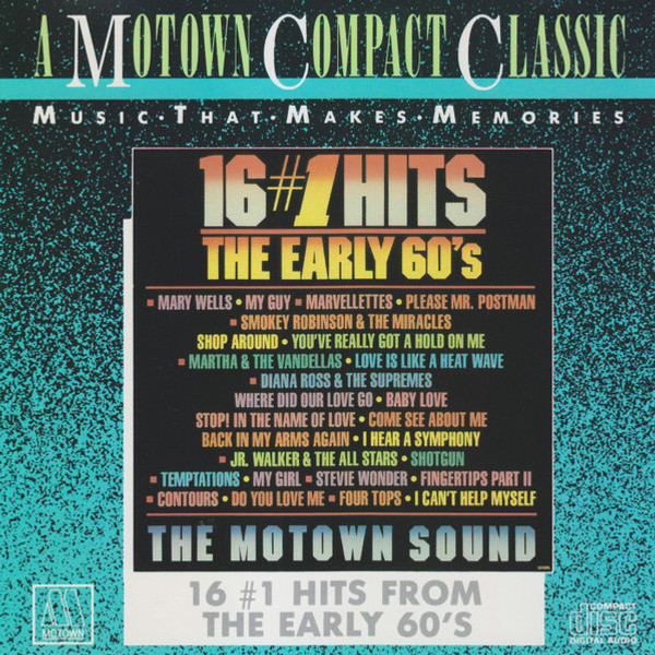 Various - 16 #1 Hits From The Early 60's (CD, Comp, Club)