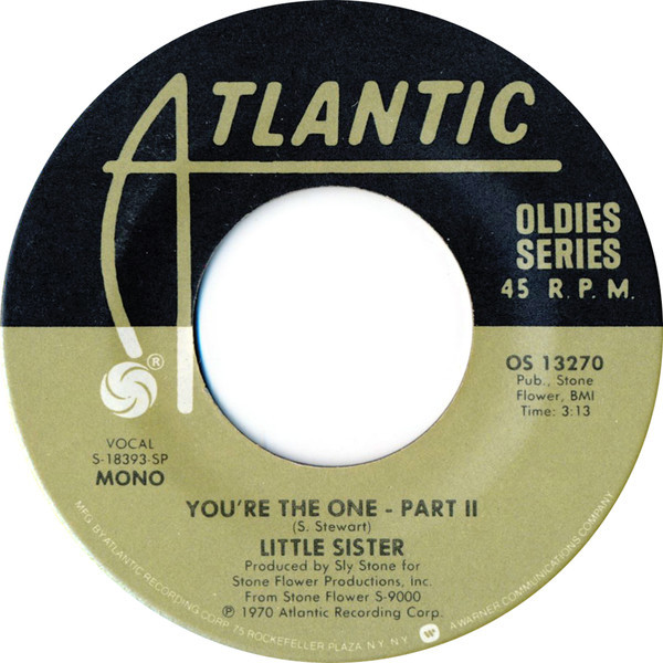 Little Sister - You're The One - Part II / Somebody's Watching You (7", Single, Mono, RP)