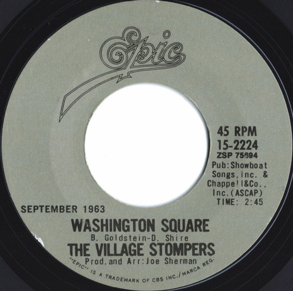 The Village Stompers - Washington Square / From Russia With Love (7", Single, RE)