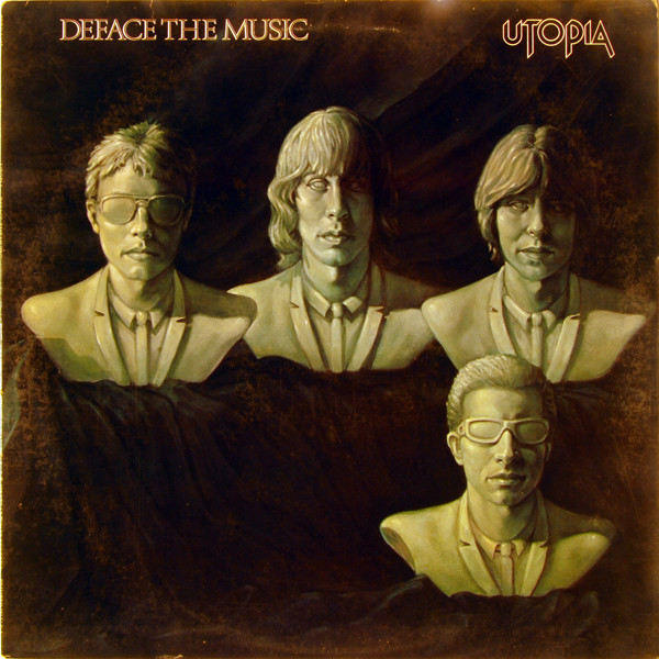 Utopia (5) - Deface The Music (LP, Album, Mon)