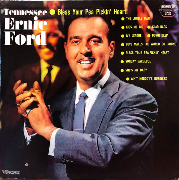 Tennessee Ernie Ford - Bless Your Pea Pickin' Heart! (LP, Comp, Mono)