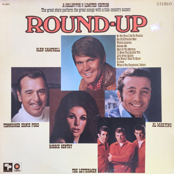 Glen Campbell / Bobbie Gentry / Tennessee Ernie Ford / Al Martino / The Lettermen - Round-Up (LP, Comp)
