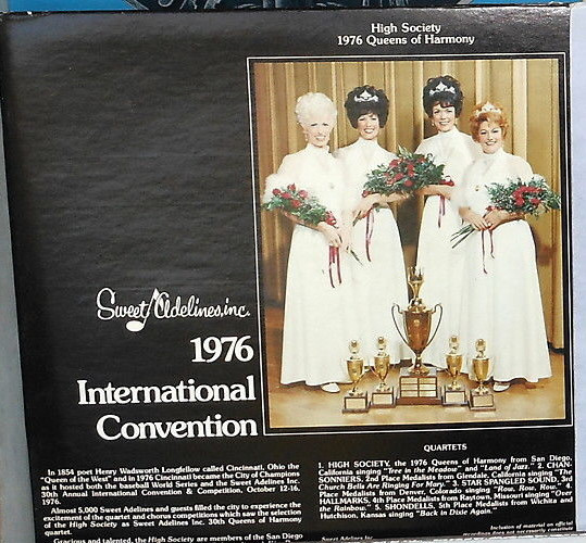 Various - Sweet Adelines 1976 International Convention (LP, Album)