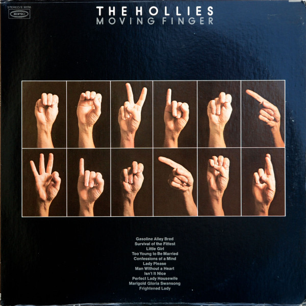 The Hollies - Moving Finger (LP, Album, San)