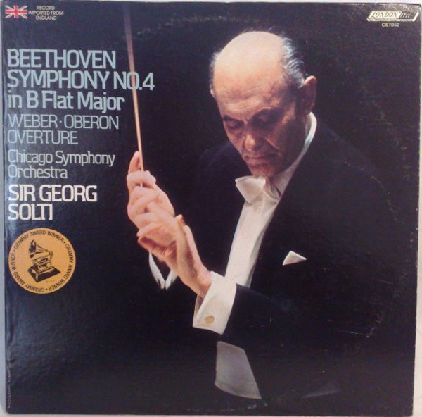 Beethoven* / Weber* / The Chicago Symphony Orchestra / Sir Georg Solti* - Symphony No. 4 In B Flat Major · Oberon Overture (LP)