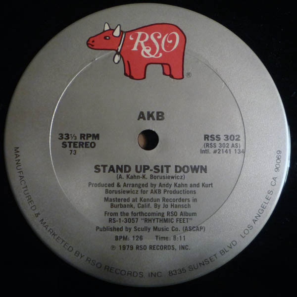 AKB - Stand Up - Sit Down - RSO - RSS 302 - 12" 688125481