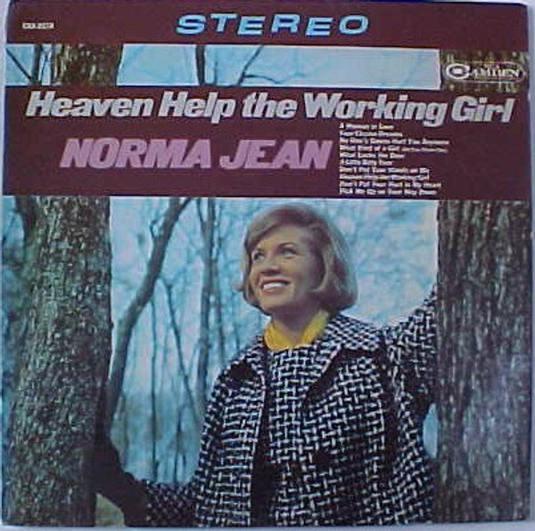 Norma Jean (2) - Heaven Help The Working Girl - RCA Camden - CAS 2218 - LP, Album, Ind 690873843