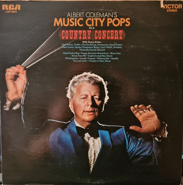 Albert Coleman's Music City Pops* - Albert Coleman's Music City Pops In A Country Concert (LP, Album)