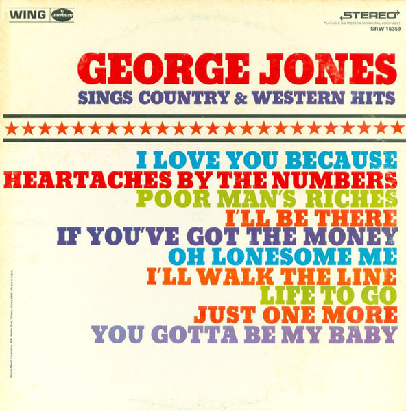 George Jones (2) - Sings Country & Western Hits  (LP, Album, RE, Mon)