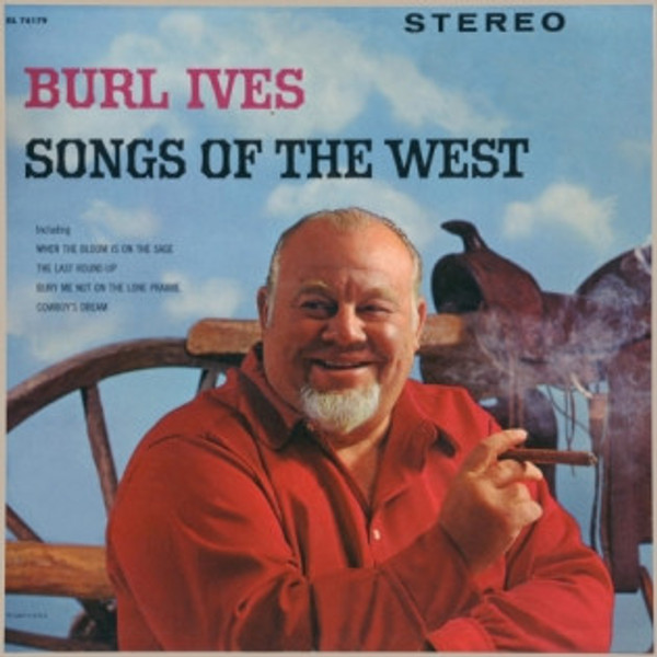 Burl Ives - Songs Of The West (LP, Album, Pin)
