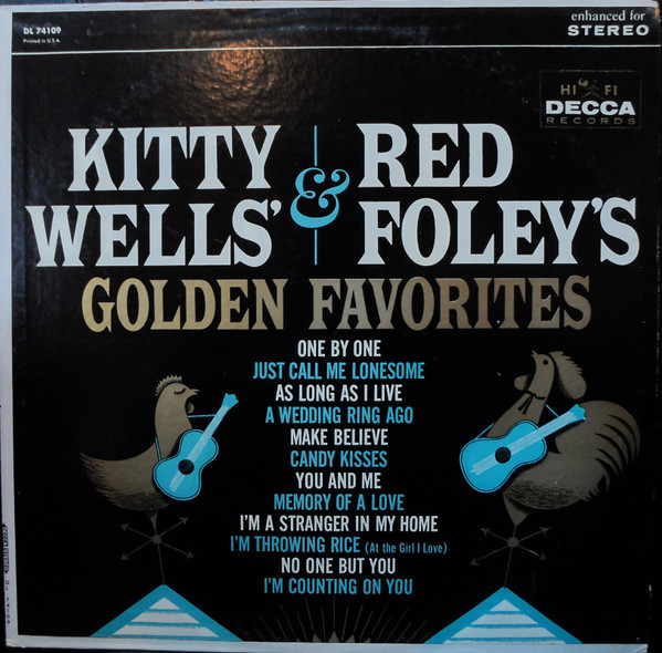 Kitty Wells & Red Foley - Golden Favorites (LP, Comp)