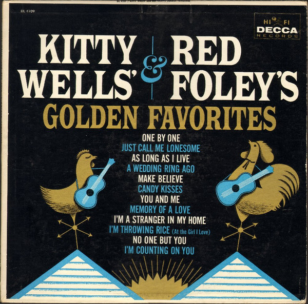 Kitty Wells & Red Foley - Golden Favorites - Decca - DL 4109 - LP, Comp, Mono 699350035