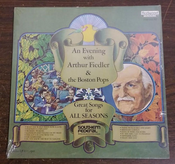 Arthur Fiedler And The Boston Pops* - An Evening With Arthur Fiedler And The Boston Pops (LP, Comp, RP, Gat)