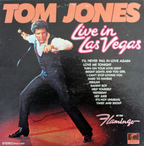 Tom Jones - Live In Las Vegas (LP, Album)