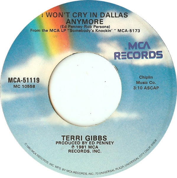 Terri Gibbs - Rich Man (7", Single, Glo)