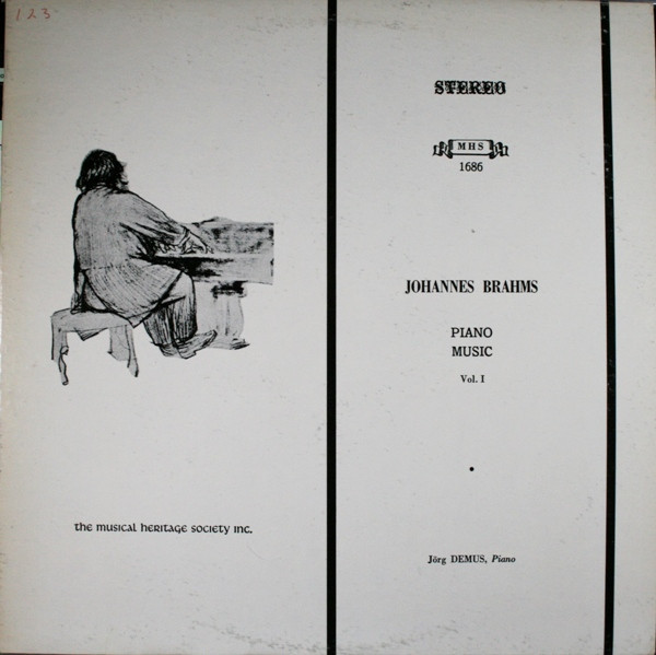 Johannes Brahms / Jörg Demus - Piano Music Vol. I (LP, Album)