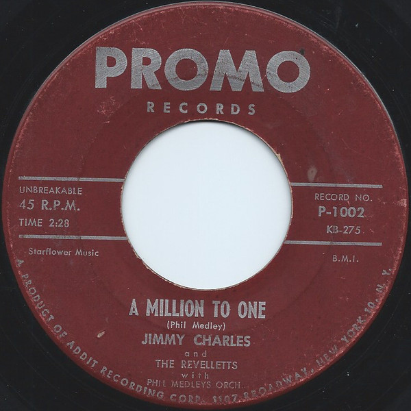 Jimmy Charles And The Revelletts - A Million To One / Hop Scotch Hop (7", Single, Scr)